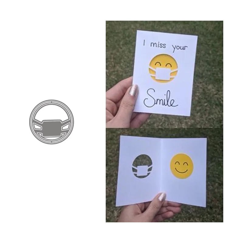 

Metal Cutting Dies Smiley Stencils For DIY Scrapbooking Decorative Embossing Handcraft Die Cutting Template