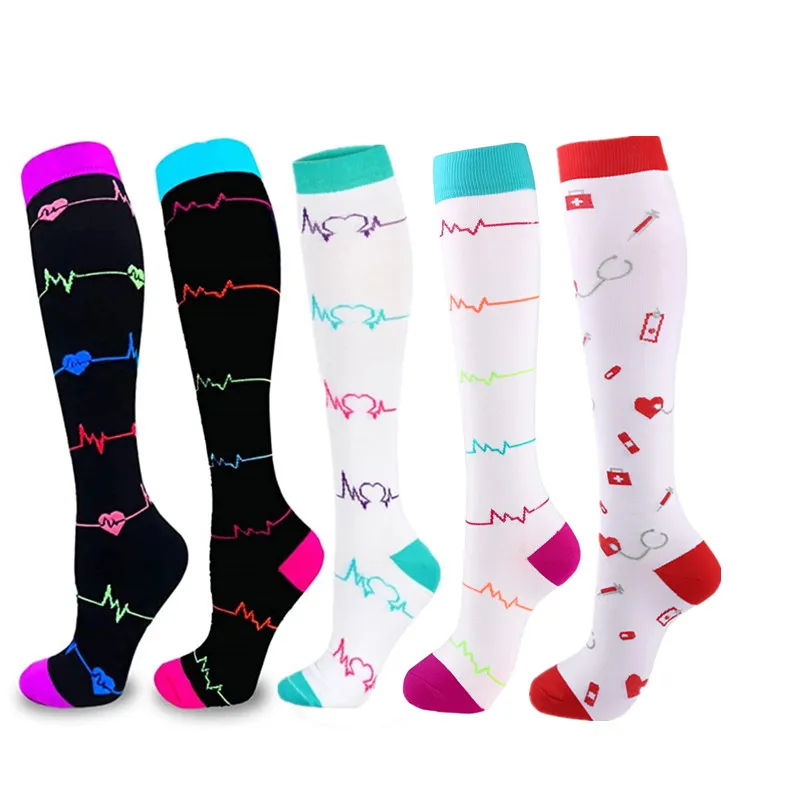 

Compression Stockings Medical Varicose Veins Graduated Pressure Nursing Socks Circulation Anti Fatigue Calf Compression Socks