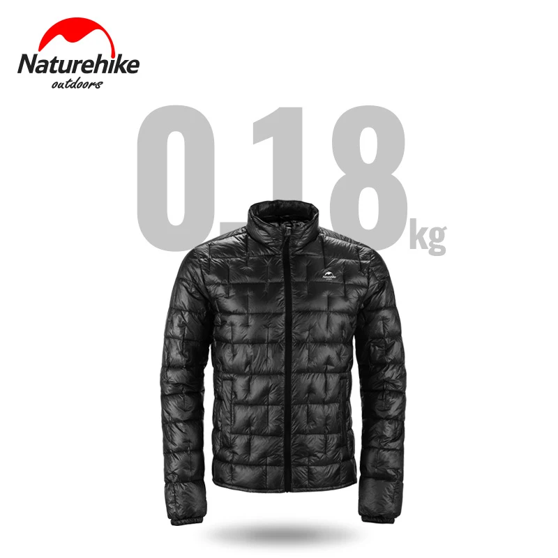 Новинка зимняя супер светильник теплая пуховая куртка Naturehike 1000FP мужская женская