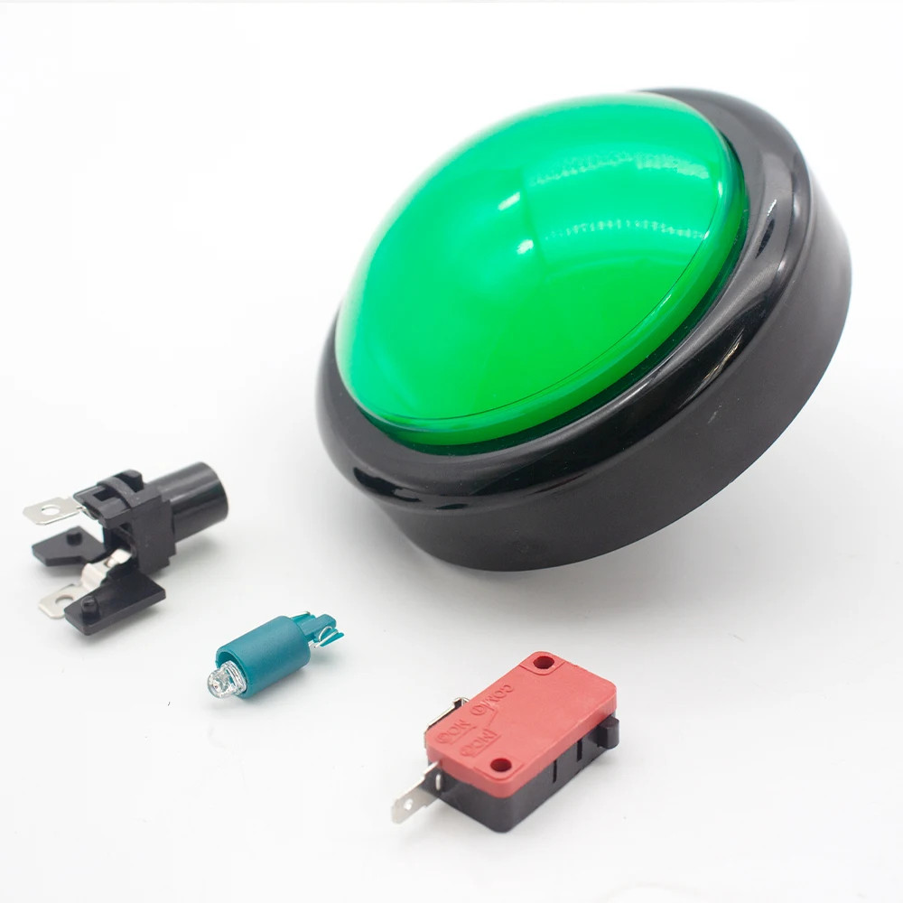 100 мм Большой куполообразный Тип 5 В/12 В светодиодный ная подсветка кнопочный