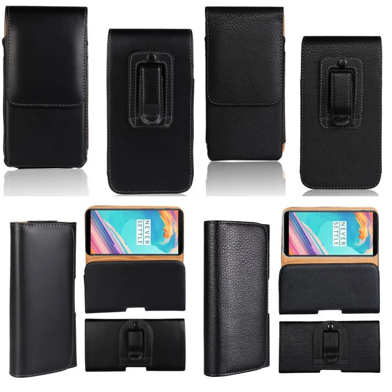Чехол кобура для OnePlus 6 5T 5 3T 3 One Plus X 2 1 кожаный поясной чехол Горизонтальный