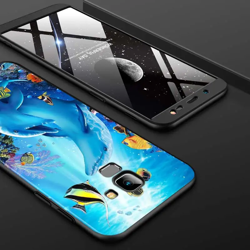 

Ocean Dolphin For Samsung Galaxy J2 J3 J4 Core J5 J6 J7 J8 Prime duo Plus 2018 2017 2016 Silicone Phone Cover