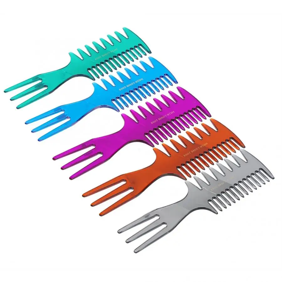 Профессиональная расческа для укладки волос портативная трехсторонняя