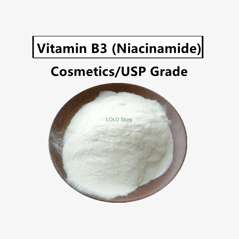 

Чистый порошок витамина ниацина B3 (никотинамид/Ниацинамид) косметика/USP