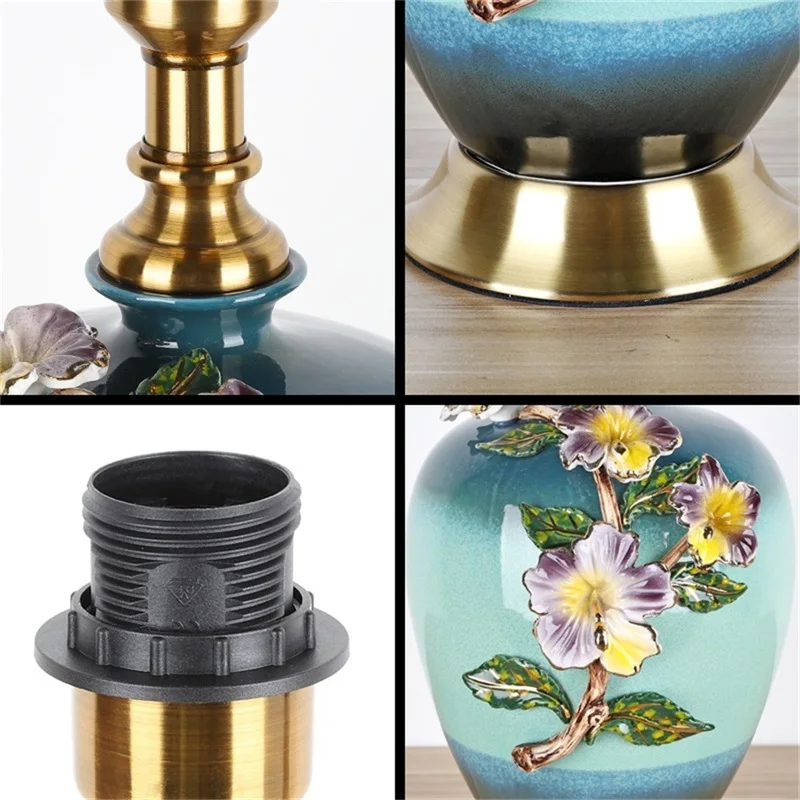 AOSONG Ceramic Table Lamps Desk Luxury Modern Contemporary Fabric for Foyer Living Room Office Creative Bed Hotel | Лампы и освещение