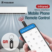 Posugear микро USB интерфейс Универсальный мобильный телефон беспроводной пульт дистанционного управления инфракрасный пульт дистанционного управления Лер для Android tv STB Box