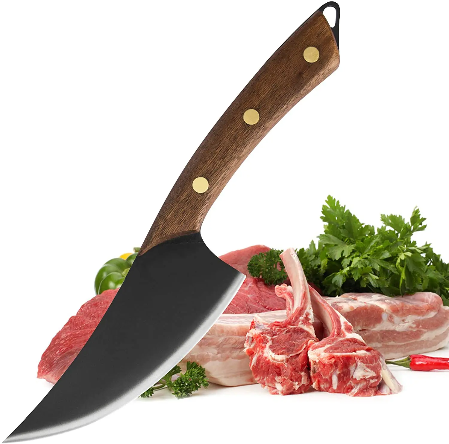 XYj 5 ''кухонный нож из нержавеющей стали для выживания в ножнах резьбы по коже