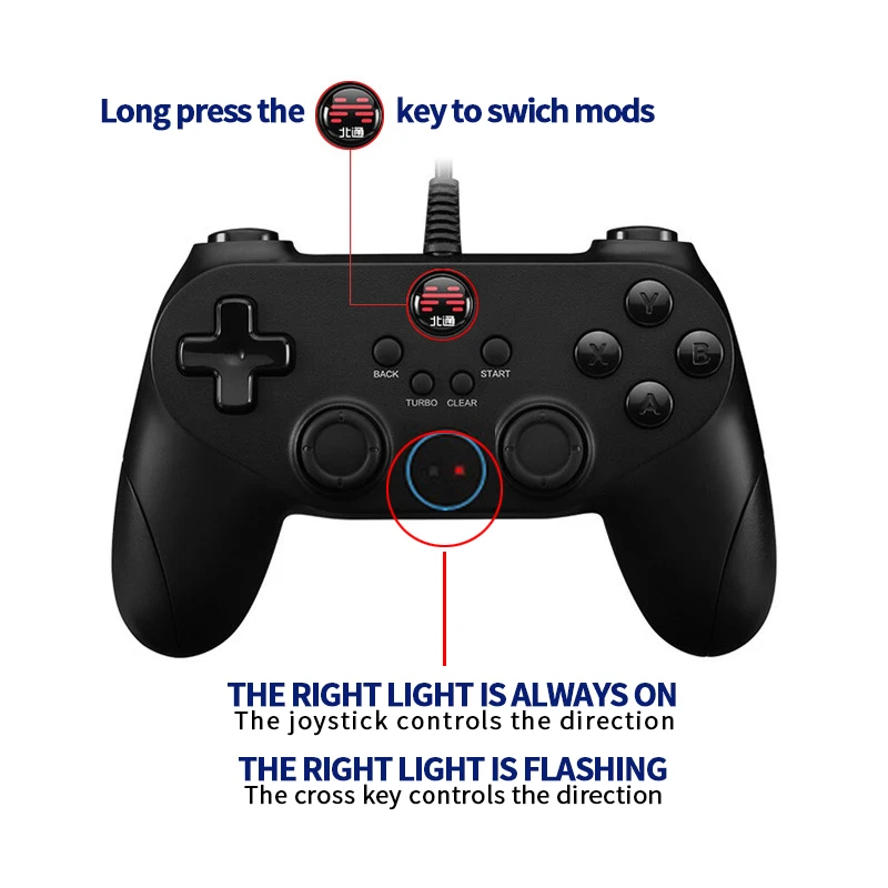 100% Оригинальный проводной геймпад BETOP Bat D2E с USB-разъемом для XBOX 360 Поддержка
