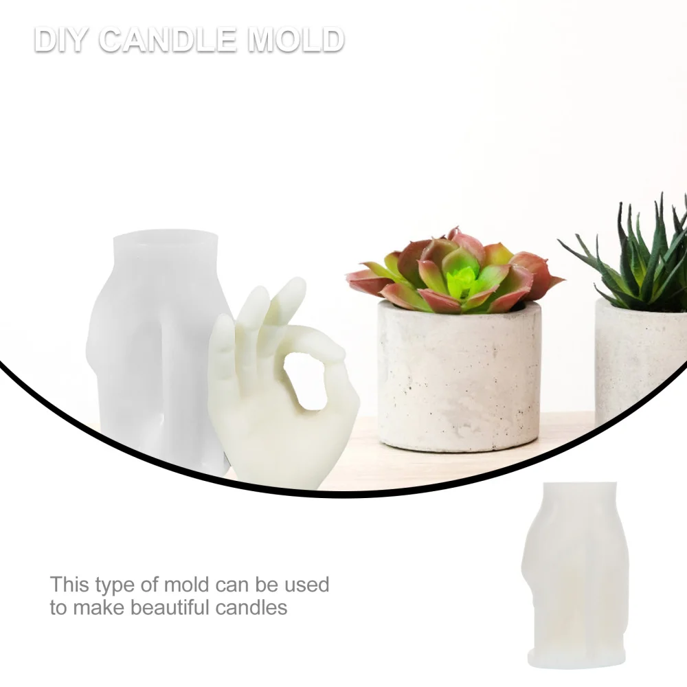 

1PC DIY Gesture Mold Household Candle DIY Casting Mold DIY Crafts Making Mold
