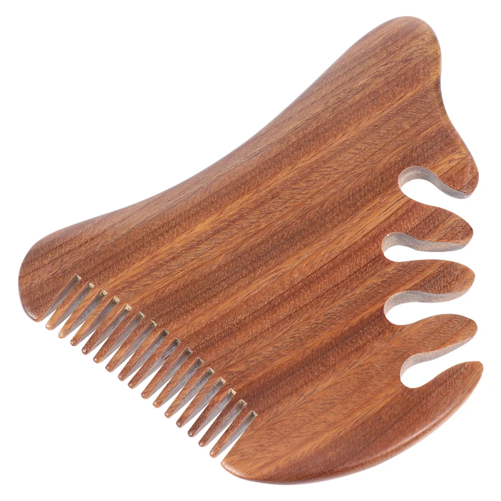 

1Pc Wood Comb Wooden Massager Comb Head Scalp Tool Gift