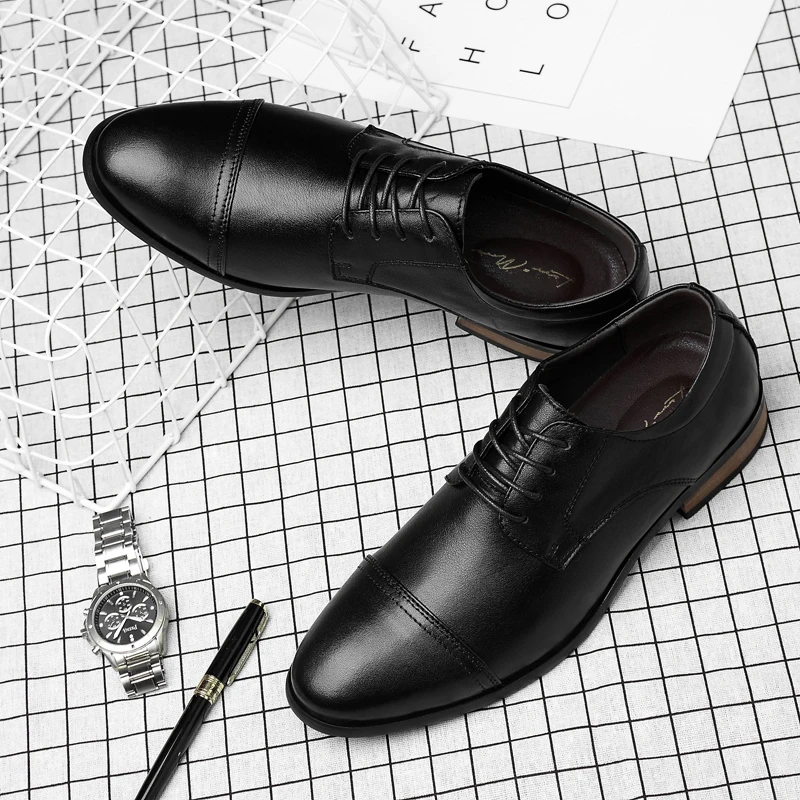 Новые Мужские модельные туфли Официальная итальянская обувь для мужчин ручной