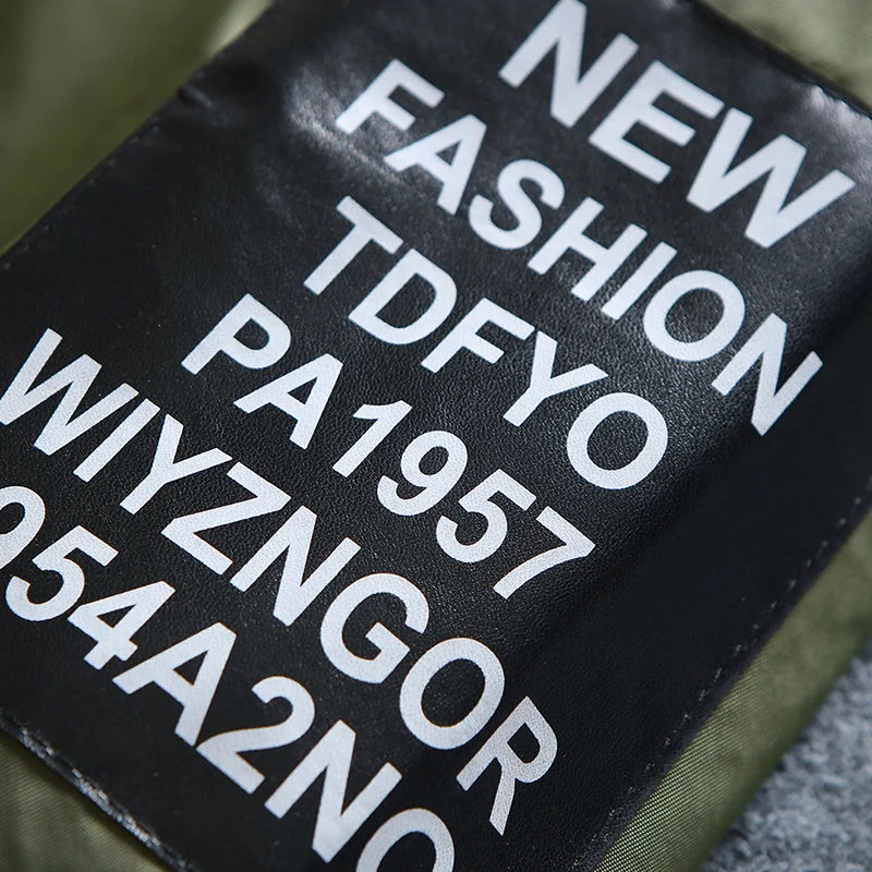 2019 куртка-бомбер для мужчин армейский зеленый тонкий пилот ветровка Куртка