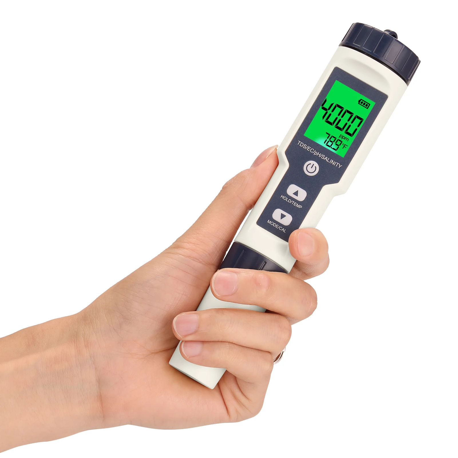 

5 in 1 Professional Multi-parameter Combo Testing Meter PH/EC/TDS/Salinity/Thermometer Digital Tester Water Quality Tester