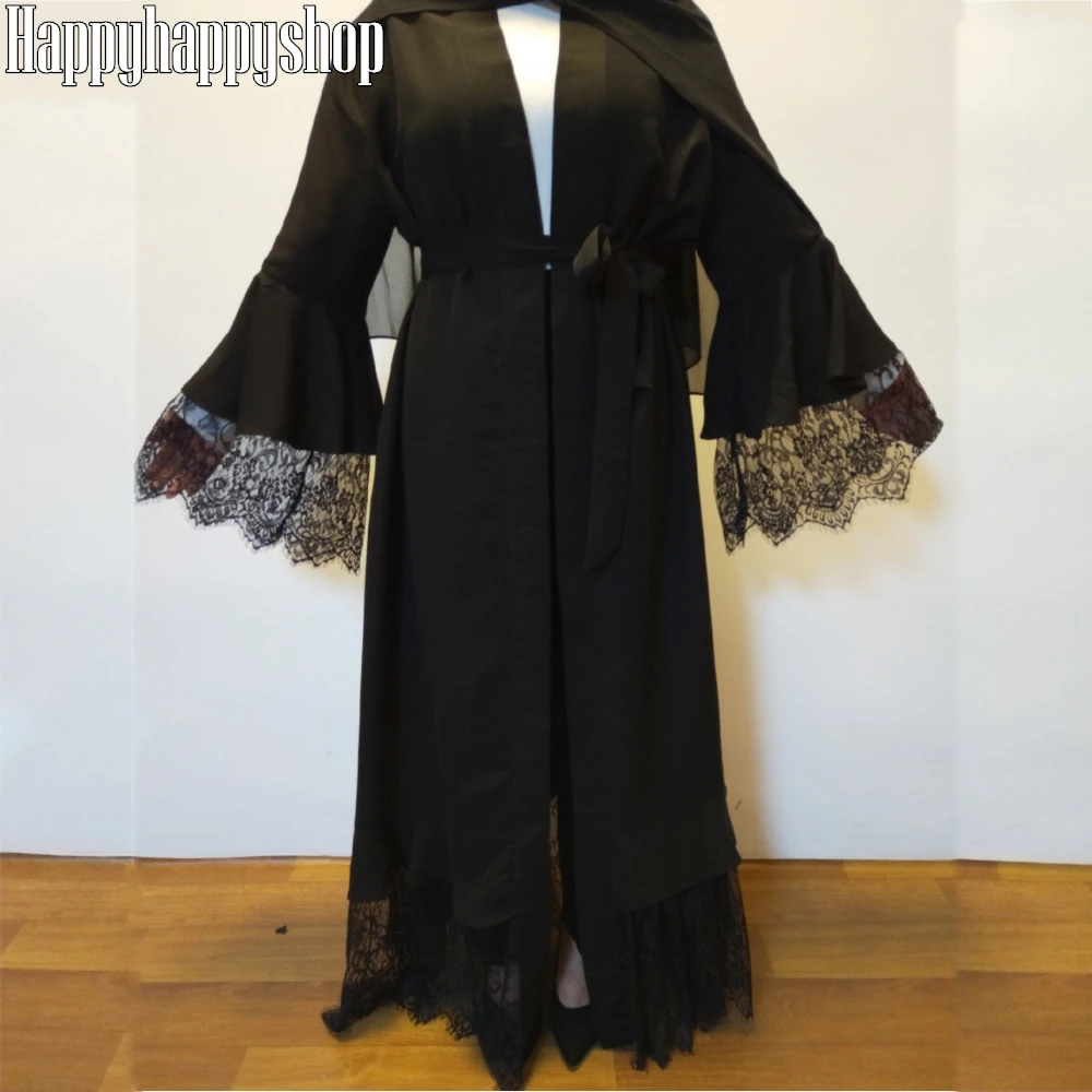 Кимоно с открытой передней частью кардиган для Дубая женская одежда в стиле