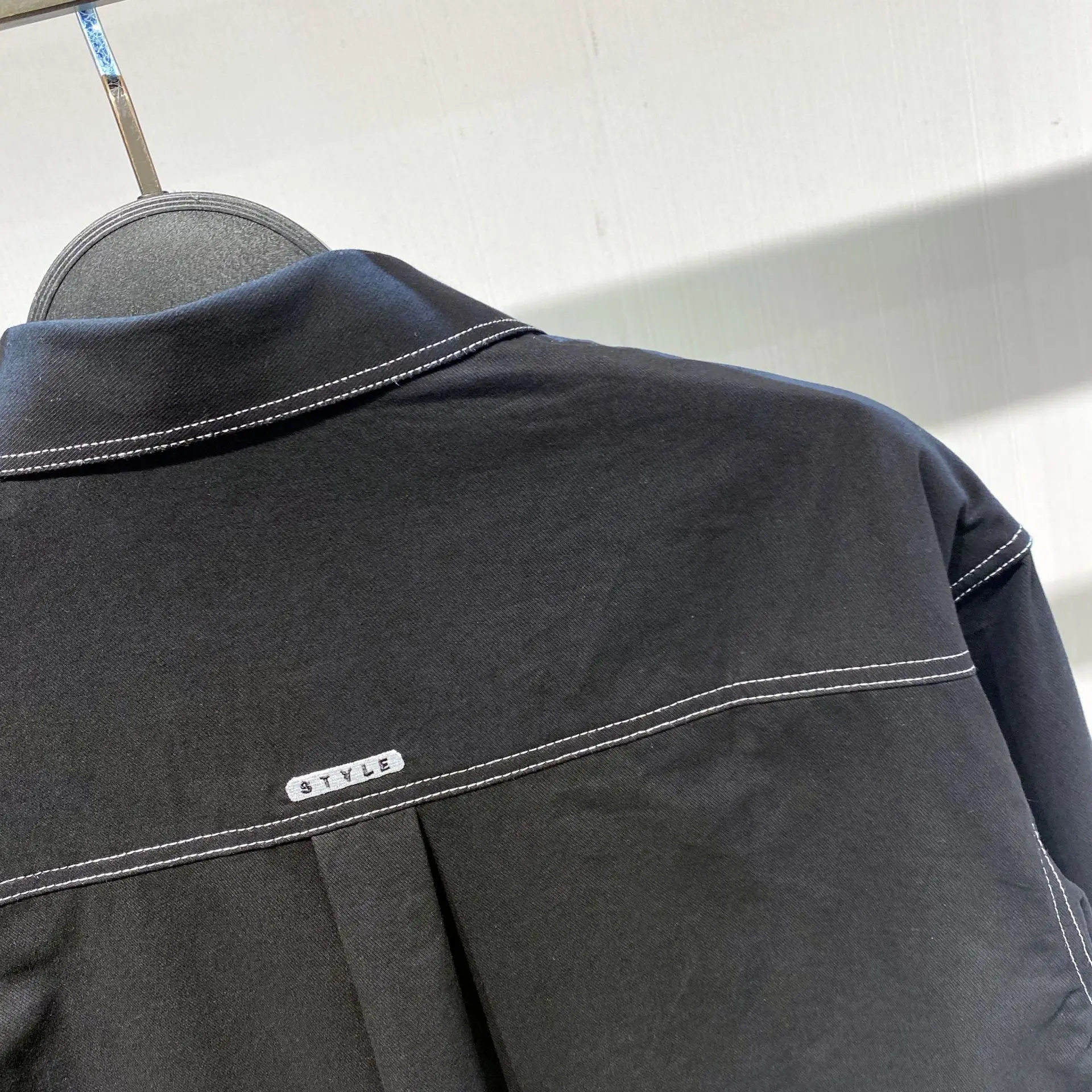 

2021 men's new spring and summer shirt fashion line long sleeve work shirt men's youth trend gt3s603