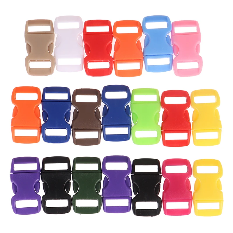 20 шт./лот Детали сумок цветные изогнутые застежки с боковой застежкой для