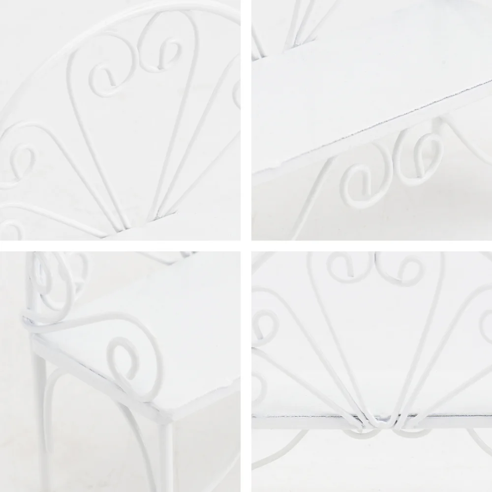 

1pc Mini Bench Delicate Furniture DIY Model Mini Scene Double Chair Model