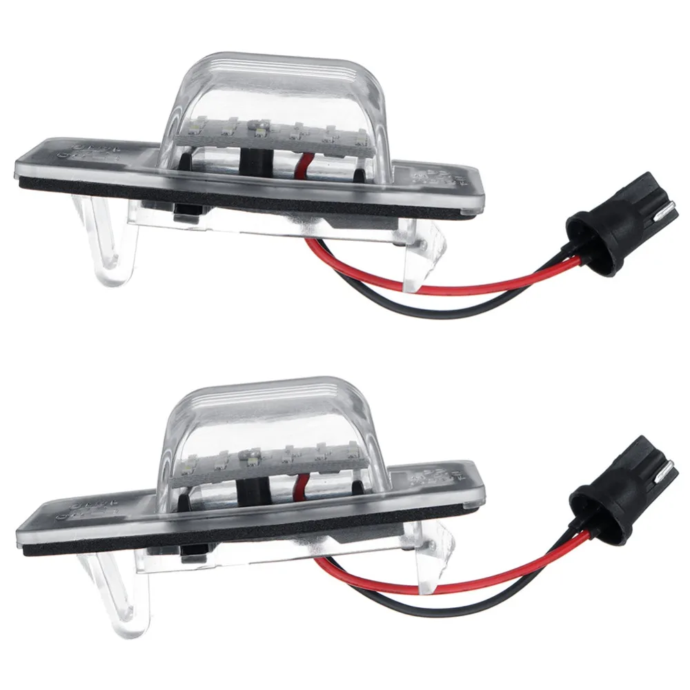 2 шт. 18Led номерного знака Светильник лампы ОШИБОК светодиод номерной знак для