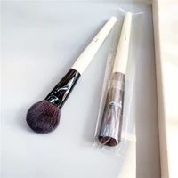 blush makeup brush luxe soft natural goat bristle round cheek powder highlighter beauty cosmetics brush tool