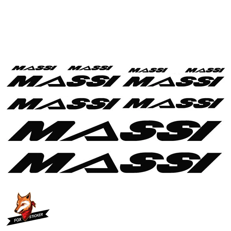 Bicycle Frame Stickers Road Bike Mountain MTB Track TT Cycle Decal Reflective for MASSI Sticker | Спорт и развлечения