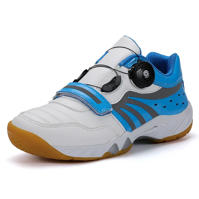 2020 New Professional Badminton Shoes Self-Locking Wearable Support Breathable Sport Training Tennis Gym Shoes Sneakers