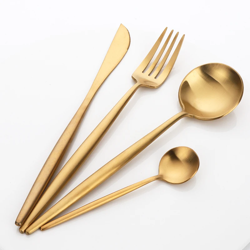 4 шт./компл. набор столовых приборов высокого качества Западная Посуда из