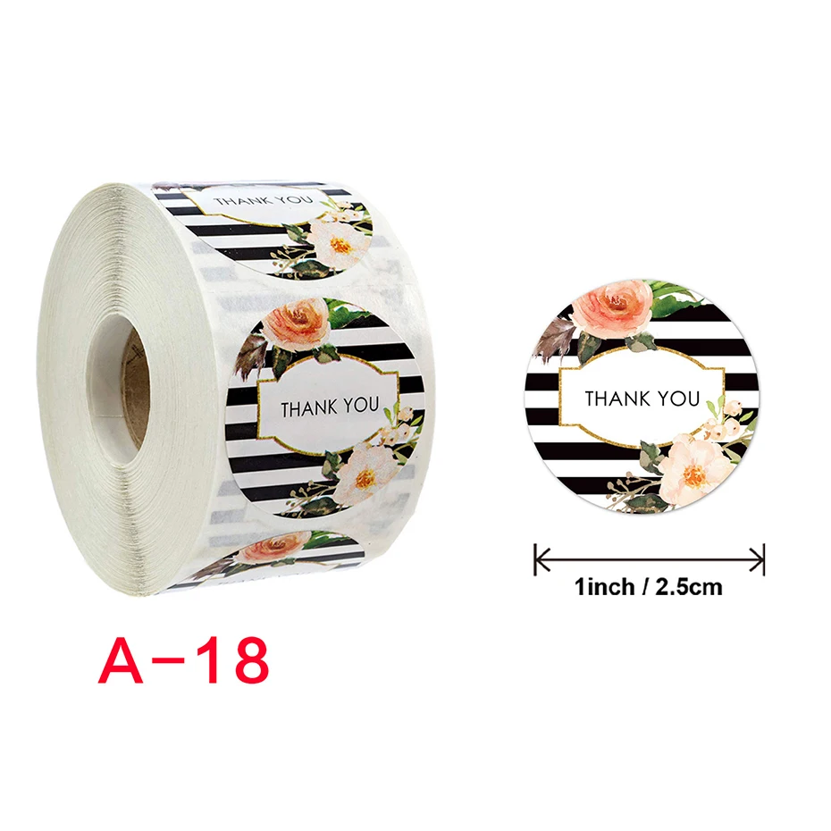 VipPaper наклейки на этикетки Золотая наклейка спасибо Скрапбукинг 500 шт для