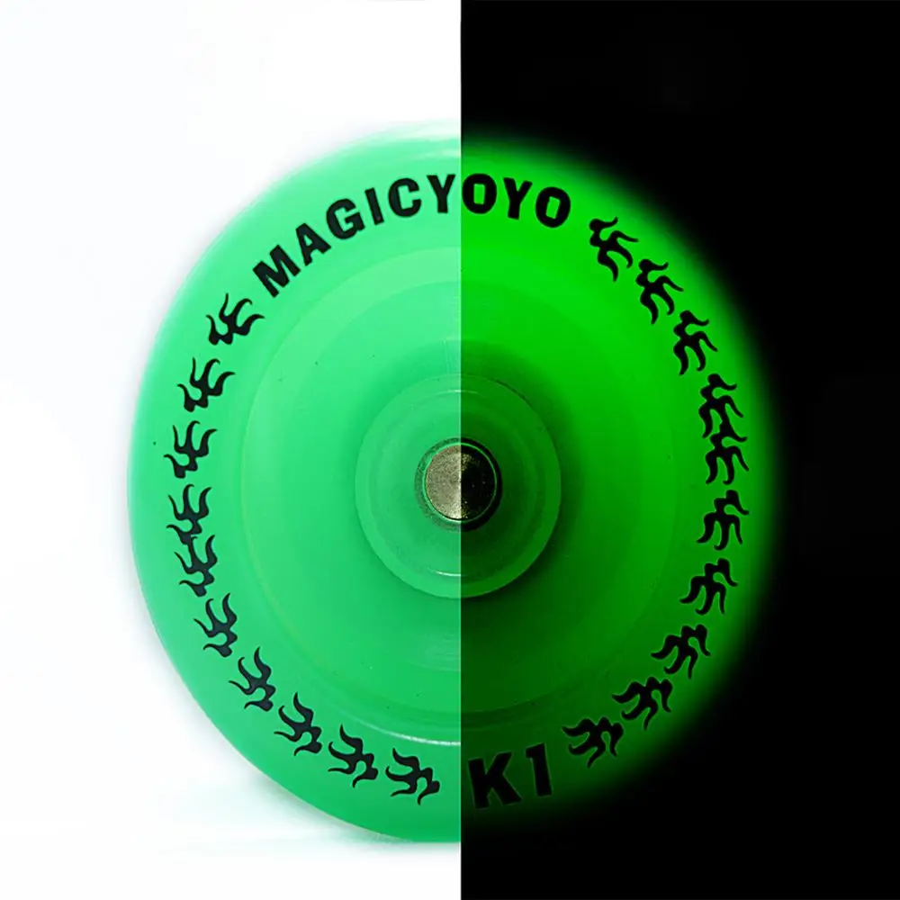 MAGICYOYO Профессиональный K1 ABS Spin YoYo мяч светится в темноте для начинающего игрока