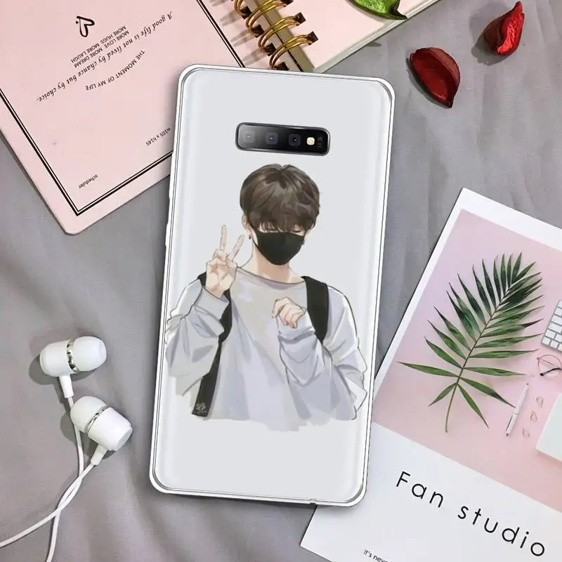 

Agust D Suga fashion cool boy Phone Case Transparent For Samsung Galaxy A 71 21s S note 8 9 10 plus 20 ultra