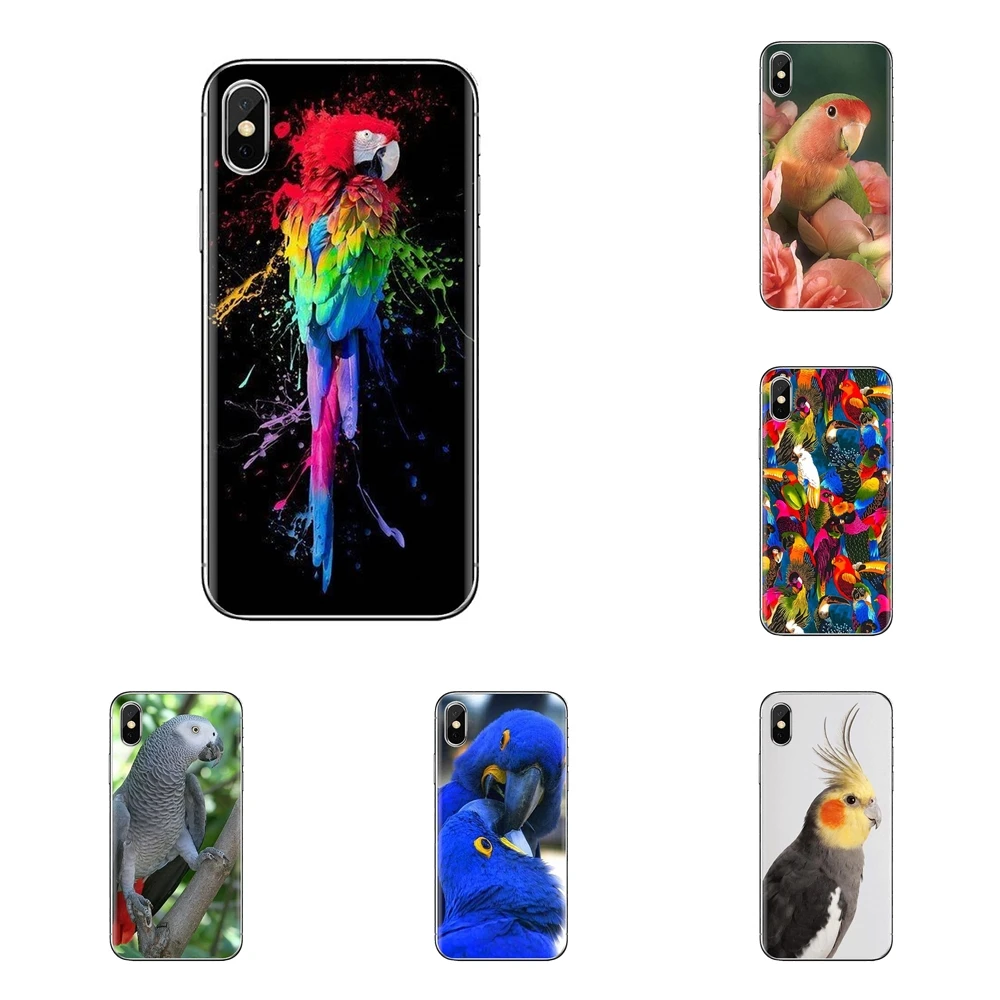 Мягкие чехлы в виде ракушки Садовый цветок птица Ringneck попугай для Huawei Honor 5A lyo-l21 Y6