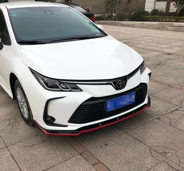 Спойлер 2019-2020 для Toyota Corolla ABS задний спойлер диффузор на передний бампер защитные