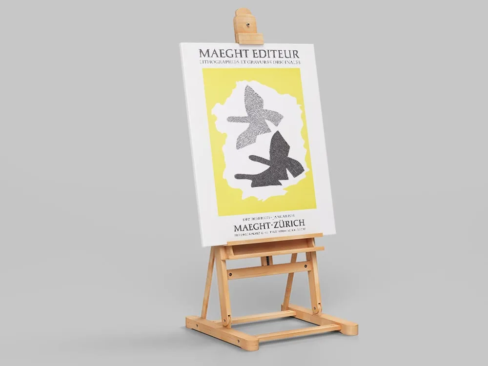 Постер Жорж брак печать на выставке Брак фовизме кубизм выставочная выставка -