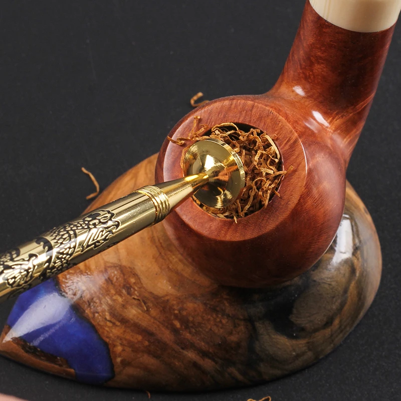 New Metal Authentic Pipe Tool - Dragon Design Tobacco Tamper Pokers Smoking Accessories Cleaners t478 | Дом и сад