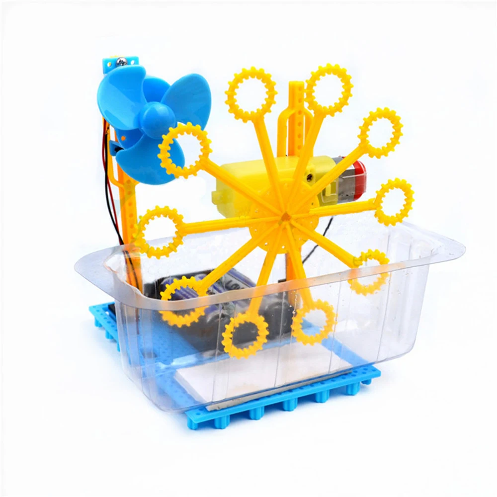 

Small Hammer STEAM DIY Bubble Blister Robot Machine Science Experiment Educational Toys for Children Students