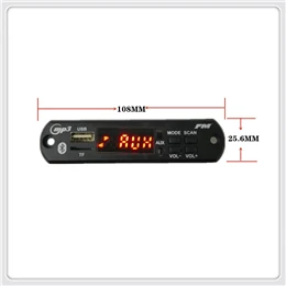 BT TF USB FM Aux Радио MP3 плеер встроенный Автомобильный USB Bluetooth Hands-free MP3 декодер плата модуль аудио переоборудование