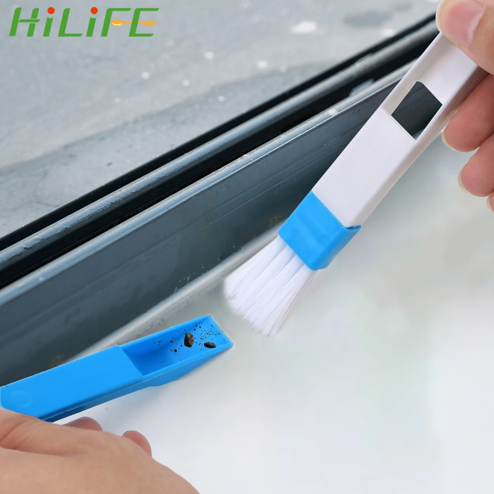 

Домашняя клавиатура HILIFE для дома и кухни, съемная Складная оконная щетка с длинной ручкой, многофункциональная щетка для чистки канавок 2 в 1