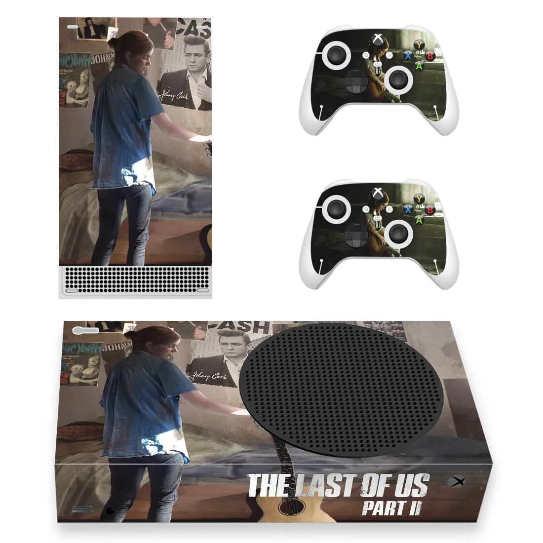

The Last Of Us Style Xbox Series S Skin Sticker for Console & 2 Controllers Decal Vinyl Protective Skins Style 1
