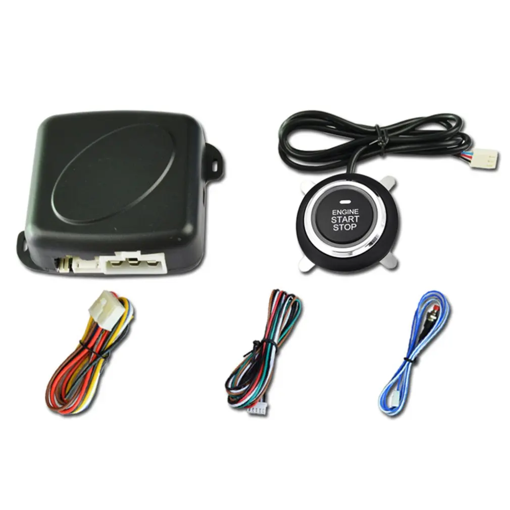 Auto Alarm Remote Control Keyless Entry Engine Start System Push Button Starter Stop Accessories Dropship | Автомобили и