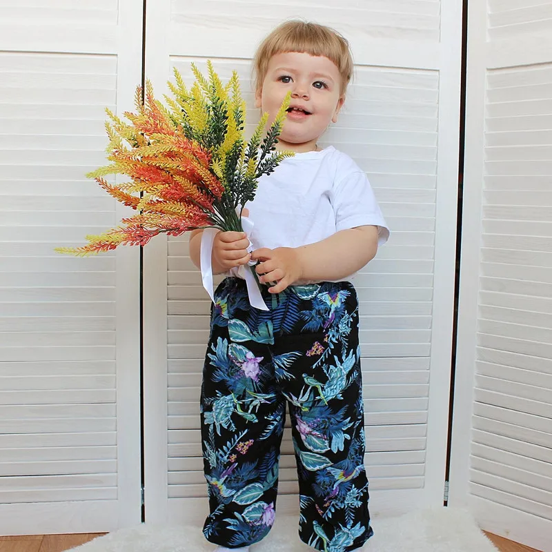 

Andy Papa Four Seasons Children's Unisex Ankle-length Mosquito Pants Loose Casual Bottom For Girls 2 To 8 Years Cotton Leggings