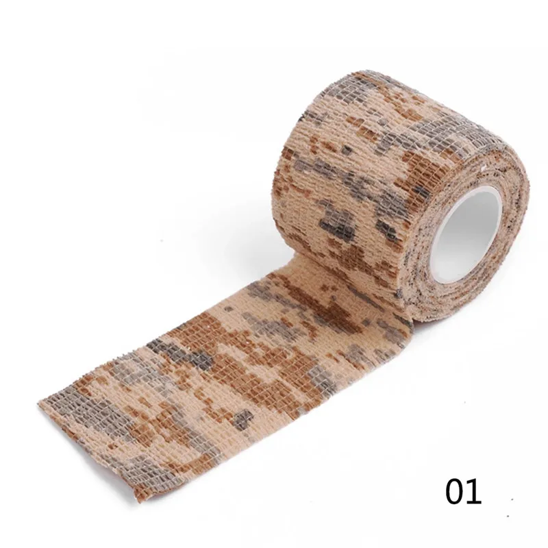 Самоклеящаяся Нетканая камуфляжная сплошная невидимая лента для кемпинга охоты