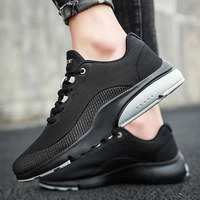 fashion men sneakers mesh casual shoes lightweight shock absorption breathable running mens shoes black blue zapatos deportivos