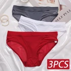 3 шт.компл. сексуальное нижнее белье с вырезами, женские прозрачные женские трусики с заниженной талией, дышащие женские трусики, нижнее белье