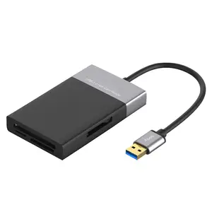 6 in 1 xqdcfsecure digital cardtfusb 3 0 card reader multi memory card reader usb 3 0 2 port hub adapter for sony xqd card free global shipping
