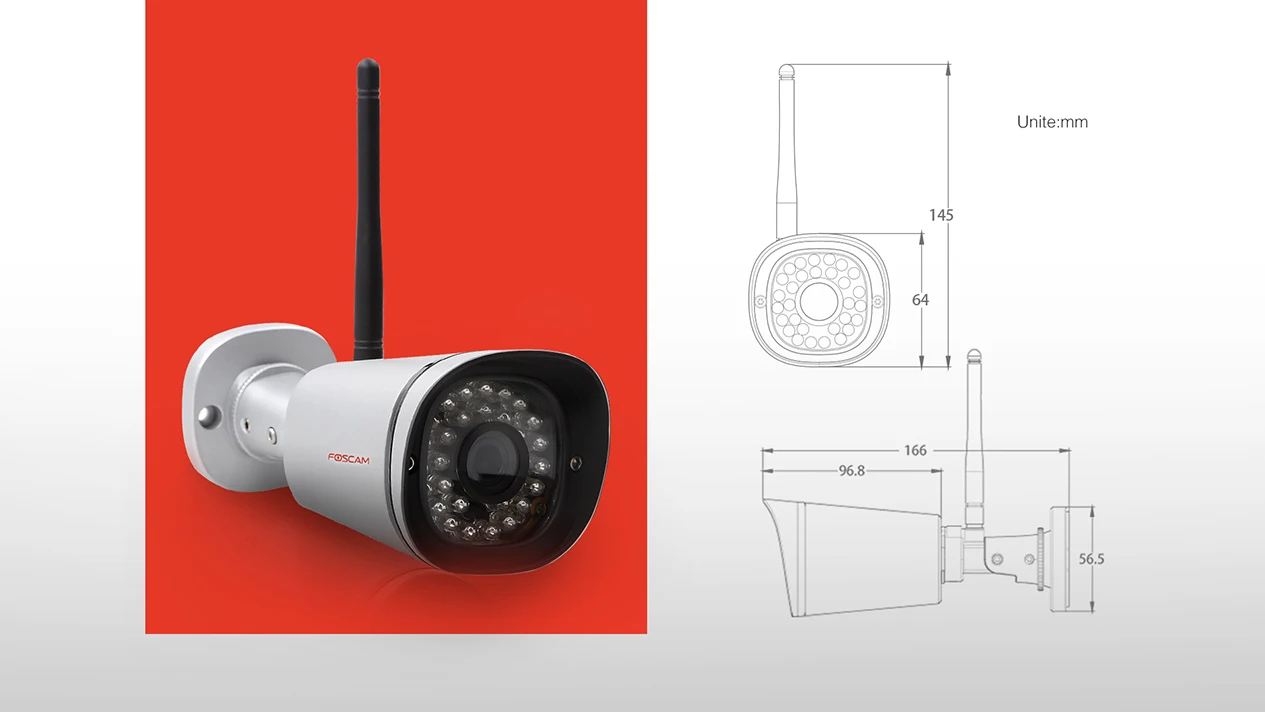 Foscam FI9900P HD 1080P наружная WiFi камера безопасности Всепогодная IP66 пуля 2.0мп IP Беспроводная камера наблюдения наружная IP камера