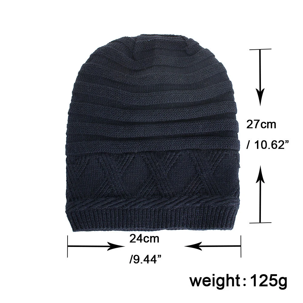 

FS New Fashion Warm Winter Hat For Women Men Soft Knitted Hat Skullies Beanies Streetwear Keep Warm Slouchy Caps Chapeau Femme