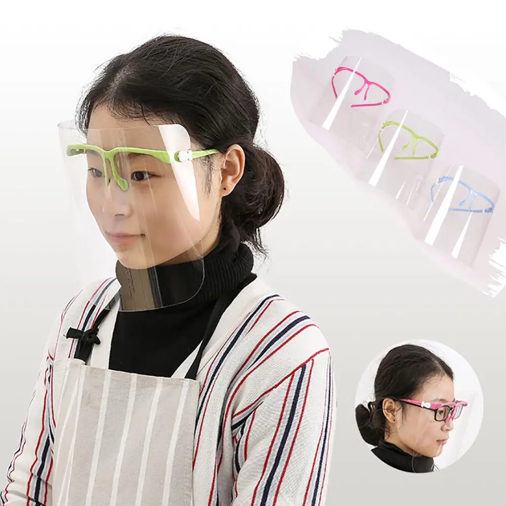 10Pcs Face Shield Mask Anti Saliva Splash Eyewear Anti-fog Detachable Protect Frame Visors for Travel Kitchen Household | Автомобили и