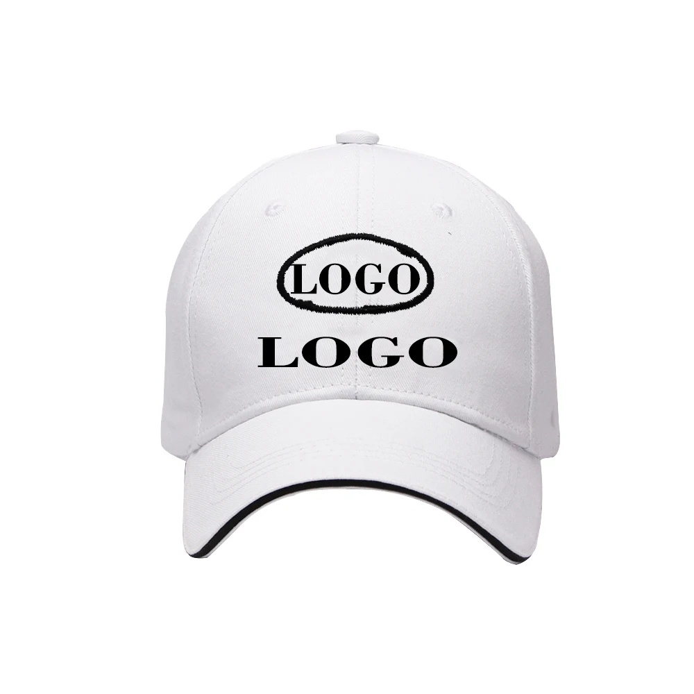 

Baseball Cap With Logo for Men Casquette Outdoor Sunhat for Hyundai Emblem Adjustable Sports Hat Gorras Hombre White
