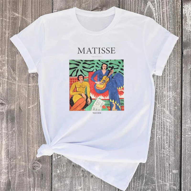 Летняя женская футболка с коротким рукавом рисунком из мультфильма топы принтом