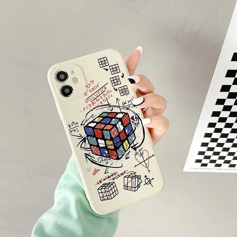 Модный крутой подарок на день рождения мягкий силиконовый чехол для телефона Apple