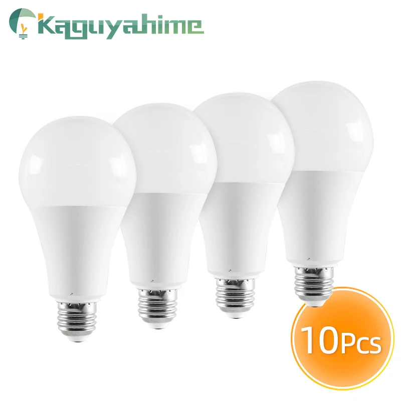Kaguyahime 10 шт. E27 LED 3 Вт 6 20 диммируемая лампа 220 В E14 высокая яркая светодиодная